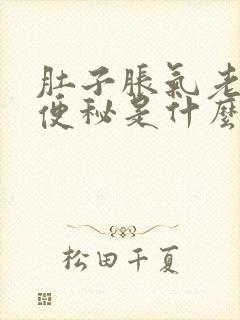 肚子胀气老放屁便秘是什么原因