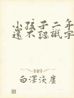 小孩子二年级了还不认识字怎么办