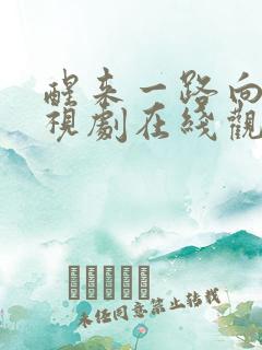 醒来一路向阳电视剧在线观看免费