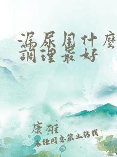 漏尿用什么中药调理最好