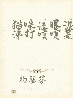 猫咪流眼泪流鼻涕打喷嚏是怎么回事