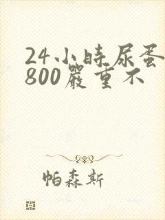 24小时尿蛋白800严重不