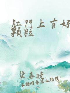 肛门上有好多小颗粒