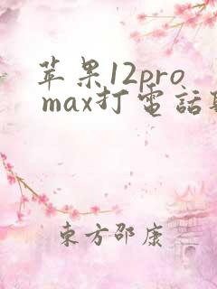 苹果12pro max打电话听不见声音