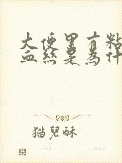 大便里有粘液带血丝是为什么