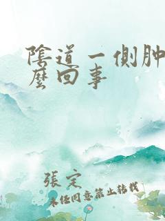 阴道一侧肿疼怎么回事