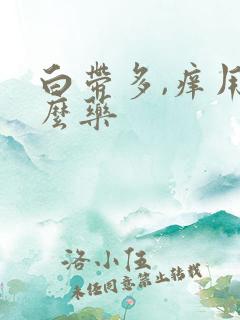 白带多,痒用什么药