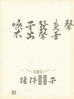 嗓子发炎声带发不出声音