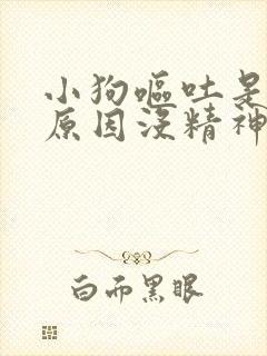 小狗呕吐是什么原因没精神不吃东西