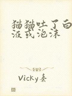 猫猫吐了白色黏液或泡沫