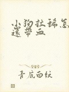 小狗拉稀怎么办还带血