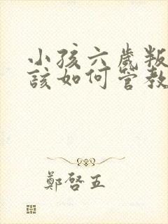 小孩六岁叛逆期该如何管教