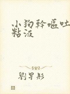 小狗干呕吐白色粘液