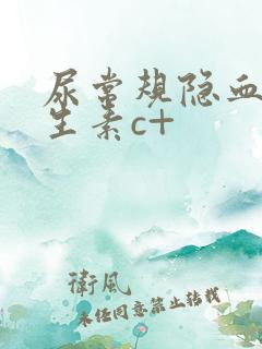 尿常规隐血+维生素c+