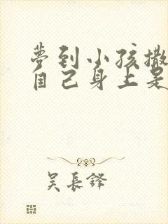 梦到小孩撒尿到自己身上是什么意思