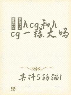 β–hcg和hcg一样大吗