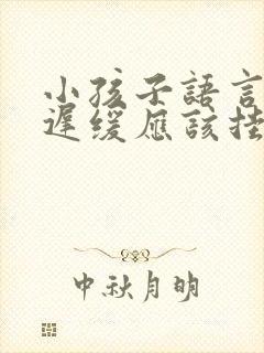 小孩子语言发育迟缓应该挂什么科