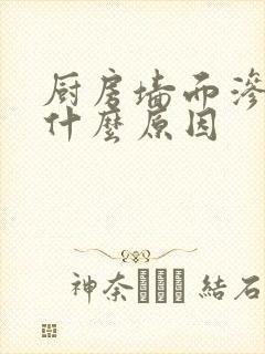 厨房墙面渗水是什么原因