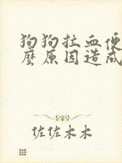 狗狗拉血便是什么原因造成的