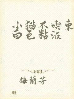 小猫不吃东西吐白色粘液