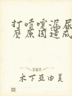 打喷嚏漏尿的什么原因造成的?