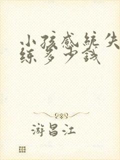 小孩感统失调训练多少钱