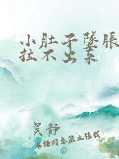 小肚子坠胀大便拉不出来