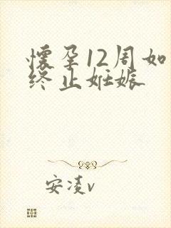 怀孕12周如何终止妊娠