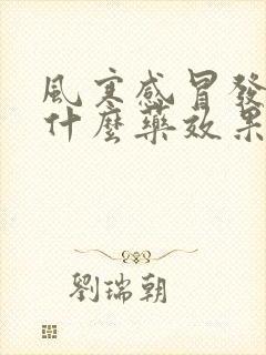 风寒感冒发烧吃什么药效果好