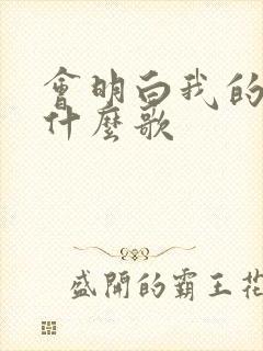 会明白我的爱是什么歌