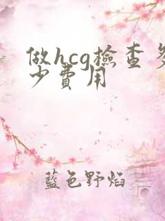 做hcg检查多少费用