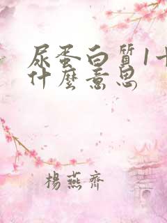 尿蛋白质1十是什么意思