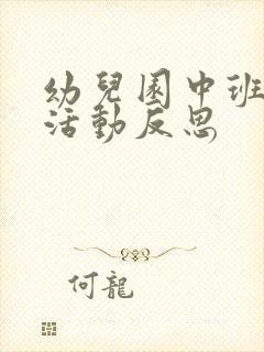 幼儿园中班户外活动反思