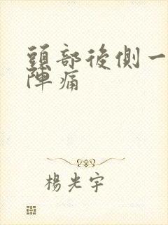 头部后侧一阵一阵痛