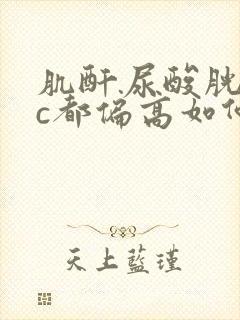 肌酐尿酸胱抑素c都偏高如何治疗