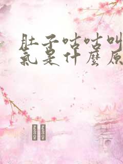 肚子咕咕叫还胀气是什么原因