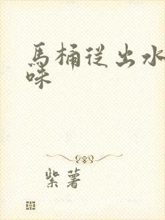 马桶从出水口反味