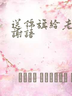 送锦旗给老师感谢语