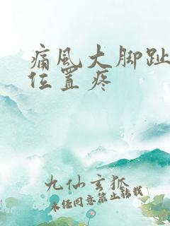 痛风大脚趾哪个位置疼