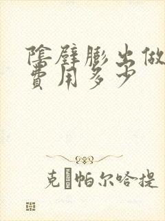 阴壁膨出做手术费用多少