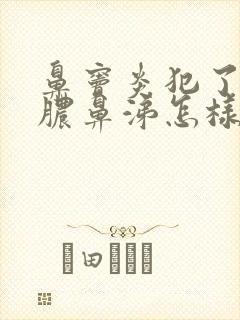 鼻窦炎犯了流黄脓鼻涕怎样治