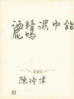 酒精湿巾能擦屁屁吗