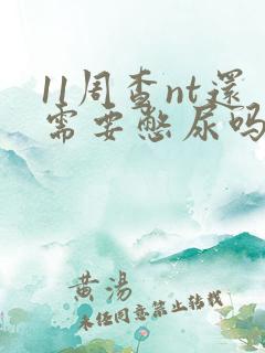 11周查nt还需要憋尿吗