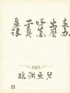 鼻子呼出来的气很臭怎么办