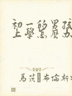 初一的男孩子不上学怎么办