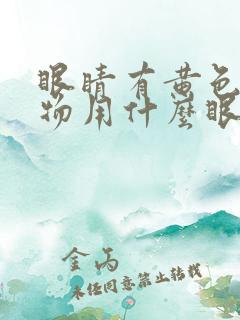 眼睛有黄色分泌物用什么眼药水