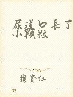 尿道口长了一排小颗粒