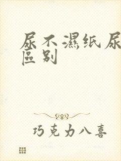 尿不湿纸尿片的区别