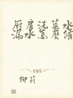 厨房洗菜水龙头漏水怎么修