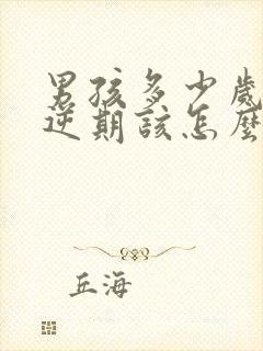 男孩多少岁是叛逆期该怎么管教